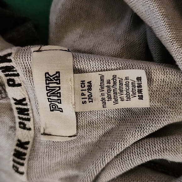 Pink by VS Pullover Camo Sweater Size Small Grey - Picture 2 of 6